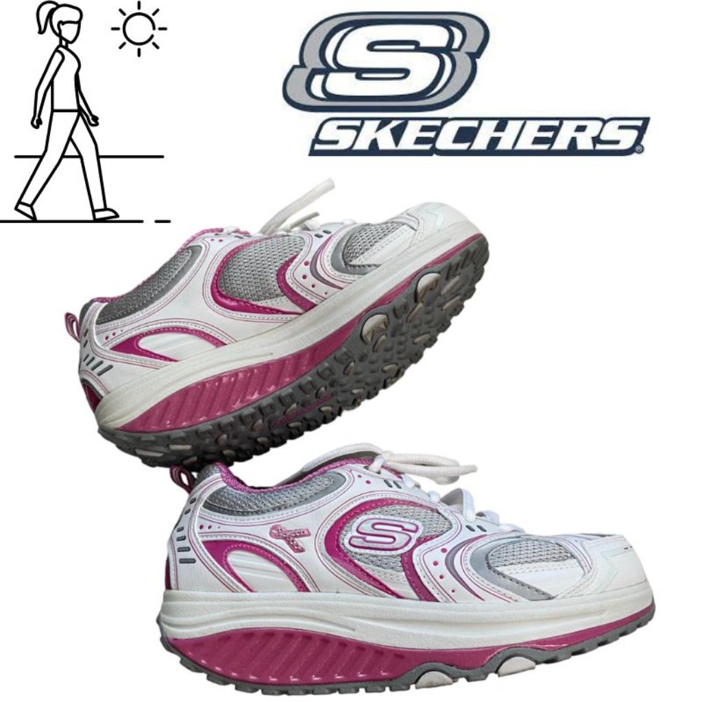 Skechers Shape-Ups Breast Cancer Awareness Walking Shoes Size 7